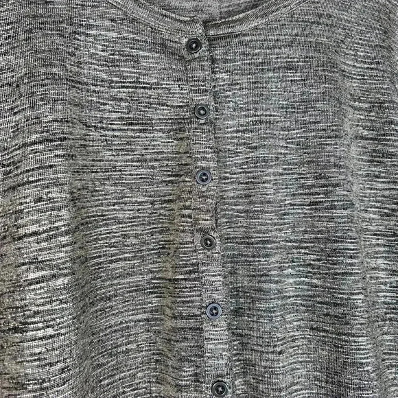 Pilcro Andie Ribbed Henley Metallic Top Size XL Shimmer Shine Edition - Picture 6 of 7